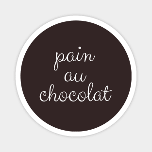 Pain au chocolat French food design cute croissant Magnet